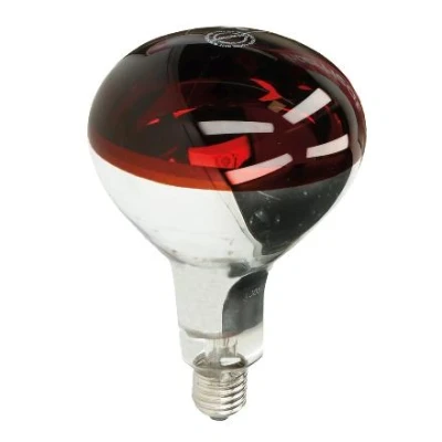 Afbeelding van Interheat warmtelamp HG rood 250W, p/2, Geschikt voor Varkens