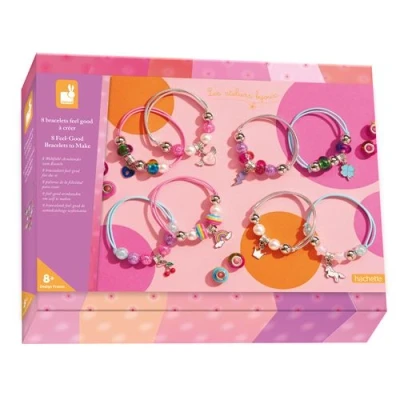 Image de Création perle et Bijou Janod Les Ateliers 8 Bracelets Feel Good à créer