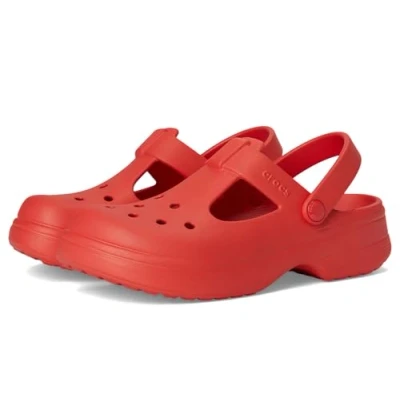 Afbeelding van Crocs Classic Mary Jane Clog K Uniseks kinderen, Kersen, 29,5 EU