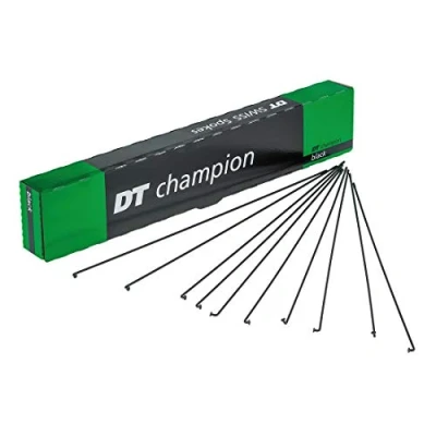 Afbeelding van DT Swiss spaak 14x260 Champion zwart (100 stuks)
