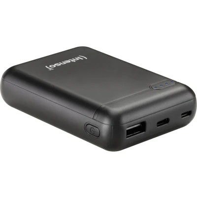 Afbeelding van Intenso Batterij Powerbank XS10000, 5V/10.000mAh, zwart USB A/Micro B/ C, blisterverpakking