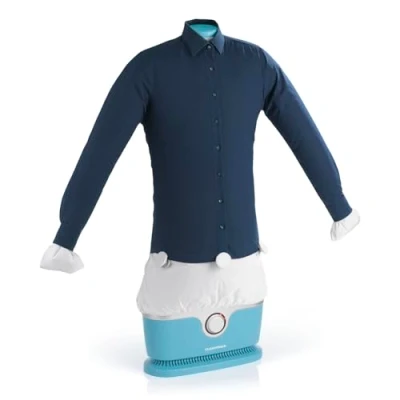 Image de CLEANmaxx fer à repasser automatique PRO Remplace le repasser, la planche défroisseur vapeur et steamer Appareil avec mannequin pour chemises, chemisiers