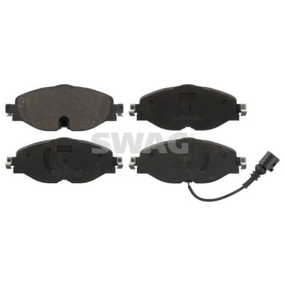 Afbeelding van SWAG 30 91 6994 Remblokkenset Vooras Incl. slijtage waarschuwingscontact VOLKSWAGEN: Golf 7, 7 Variant, Passat B8 AUDI: A3 Sportback