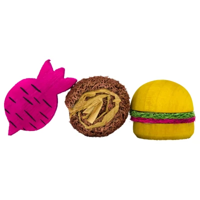 Afbeelding van Pawise Wood&#039;n Loofah Pretty Toys Hamburger