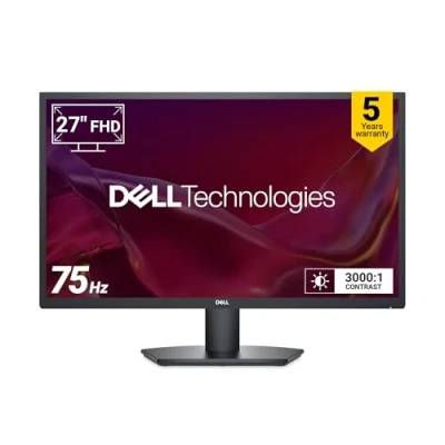 Image de Dell SE2725H Écran LED 27&quot; 1920 x 1080 Full HD (1080p) @ 75 Hz VA 300 cd/m² 3000:1 5 ms HDMI, VGA BTO avec 3 ans de service matériel base Advanced Exchange après diagnostic à distance