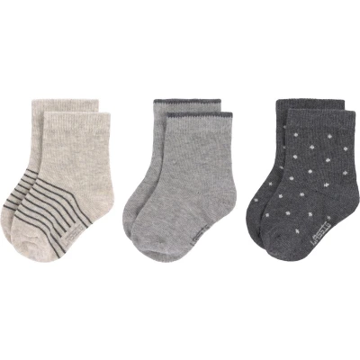 Afbeelding van Lässig babysokken grijs set van 3 Maat 15 18 Sokken &amp; Maillots