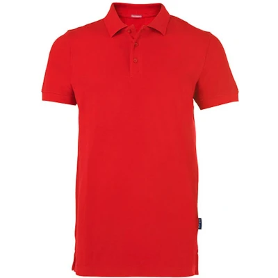 Afbeelding van Men&#039;s Heavy Performance Polo met korte mouwen Red 5XL