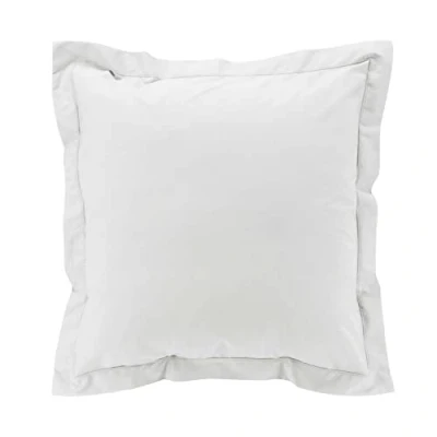 Afbeelding van douceur d&#039;intérieur, Kussensloop met ruches, plat, 63 x cm, perkaline wit, 100% katoen