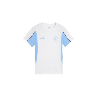 Afbeelding van Puma MCFC Fanartikel whiteteam light blue, Heren, Maat: XS, White team blue