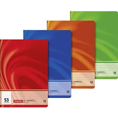 Image de Brunnen 104348502 Cahier de vocabulaire A5 Premium 32 feuilles lignées avec ligne division
