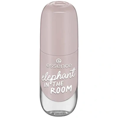 Image de essence Vernis à ongles gel n 28 éléphant dans la pièce Gris Résultat express Durable Couleur intense Brillant Sans acétone Végétalien particules de microplastique (8 ml)