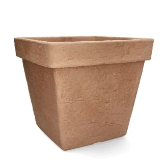 Afbeelding van Bloempot vierkant Stonelook 40x35 cm