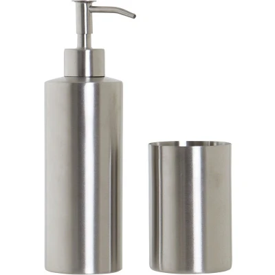 Afbeelding van Badset DKD Home Decor 8424001815937 6 x 21 cm Zilverkleurig Staal 10