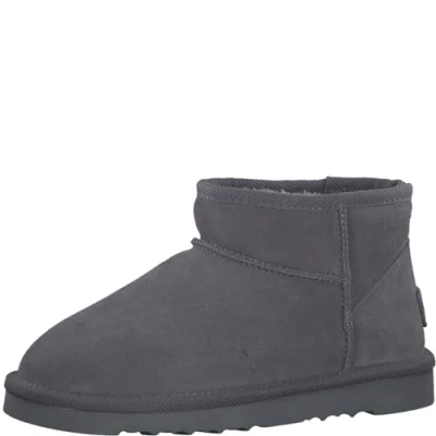 Afbeelding van s.Oliver Snowboots, Dames, Maat: 36, Graphite Leer