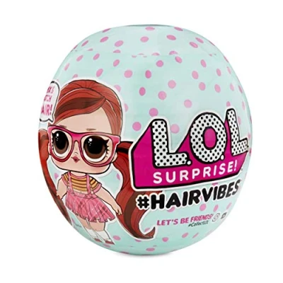 Afbeelding van LOL Surprise #Hairvibes Poppen met 15 Verrassingen en Mix &amp; Match Haarstukjes