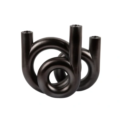 Afbeelding van Present Time Kandelaar Rings Medium Metallic dark grey