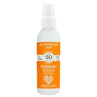 Afbeelding van ALPHANOVA SUN BIO Zonnebrandspray SPF 50 ADULTS (125 gram)