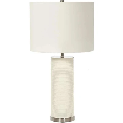 Afbeelding van Elstead Lighting LED Tafellamp Ripple 1X E27 Max 60W White with Shade