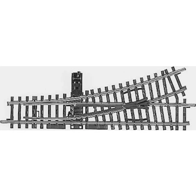 Afbeelding van H0 Märklin K rails (zonder ballastbed) 2265 Wissel, Links 168.9 mm 2 stuk(s)