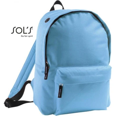 Afbeelding van Rugtas Sky Blue Rugzak 16 liter Voorzak met ritssluiting Verstelbaar en versterkte schouderriemen
