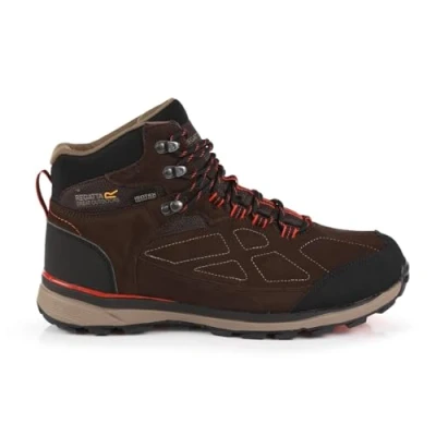 Afbeelding van Regatta Samaris Suede Waterdichte Wandelschoenen Mannen Bruin Maat 46