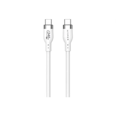 Afbeelding van HYPER HJ4002WHGL, 2 m, USB C, 2.0, 0,48 Gbit/s, Wit