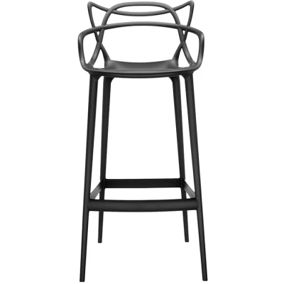 Afbeelding van Kartell Masters Stool H75 Zwart Pot Interieur