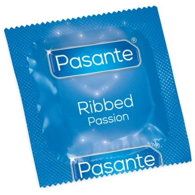 Afbeelding van Pasante Ribbed Condooms 144 Stuks