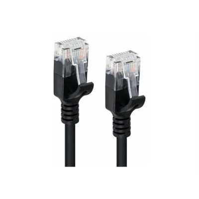 Image de MicroConnect Câble réseau RJ 45 (M) pour 7.5 m UTP CAT 6 bloqué noir
