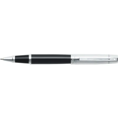 Afbeelding van Sheaffer rollerball 300 E9314 black barrel chrome cap plated SF E1931451