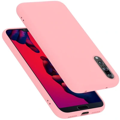Afbeelding van Cadorabo Hoesje geschikt voor Huawei P20 PRO / PLUS in LIQUID ROZE Beschermhoes gemaakt van flexibel TPU silicone Case Cover