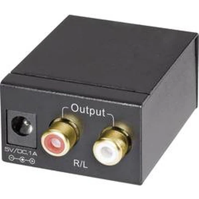 Afbeelding van AV Converter [Toslink, Digitale cinch Cinch] SpeaKa Professional SP DAC TKC
