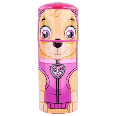 Afbeelding van P:os 33666 Paw Patrol drinkfles voor kinderen in Skye design, ca. 350 ml, lekvrij, met geïntegreerd rietje, van kunststof (tritaan), BPA en ftalaatvrij