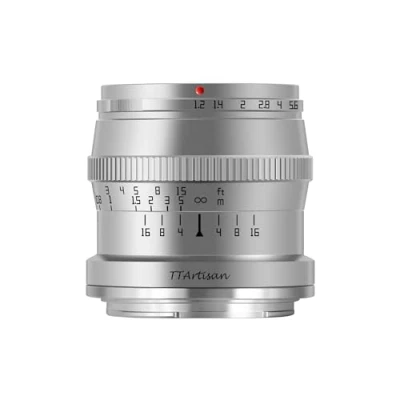 Afbeelding van TTArtisan APS C 50mm f1.2 L Silver