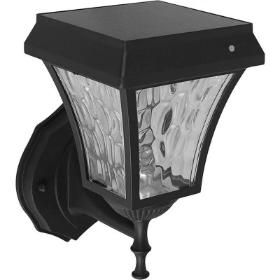 Afbeelding van V TAC VT 982 S Wandlamp op zonne energie 2W 110 Lumen 3IN1 Matzwart IP65