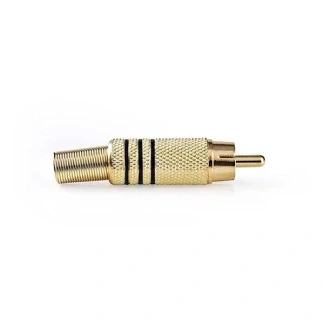 Afbeelding van RCA connector Nedis (Mannelijk, Verguld)