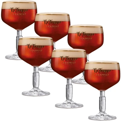 Afbeelding van La Trappe Bierglazen Bokaal 250 ml 6 Stuks