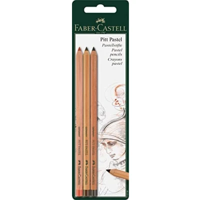 Afbeelding van pastelpotlood Faber Castell Pitt 3 stuks op blister