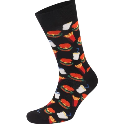 Afbeelding van Happy Socks sokken Hamburger maat 41 46 Halfhoge Duurzaam Suitable Herenkleding