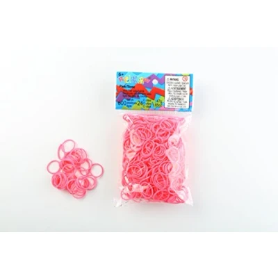 Afbeelding van Rainbow Loom roze elastieken