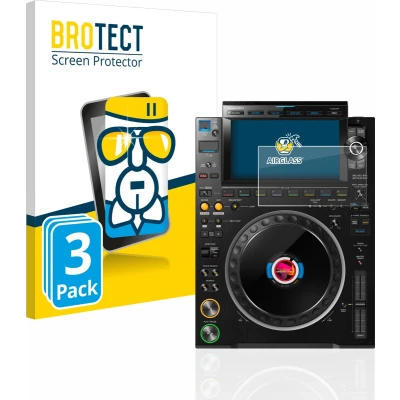 Afbeelding van BROTECT Screenprotector voor Pioneer CDJ 3000 Folie Beschermfolie Beschermglas transparant (3 Stuks)