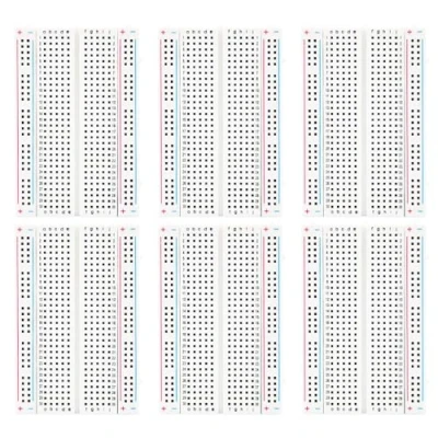 Afbeelding van ELEGOO 6 stks 400 Punten Breadboard Test Platina Board Naadloze PCB voor Arduino