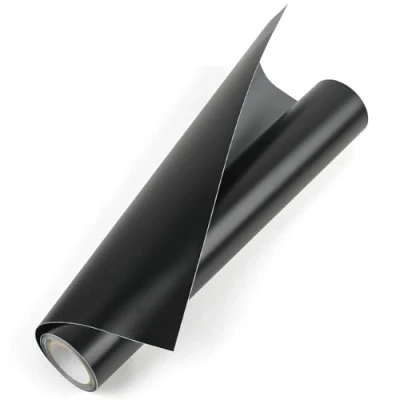 Afbeelding van Prime Vinyl plotterfolie, vinyl, zelfklevend, 30 cm x 305 cm, zwart, mat, permanente plakfolie, rol, voor Cricut en andere bosmaaiers