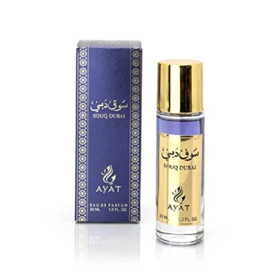 Afbeelding van Ayat Perfumes Eau de Parfum MUSK EMIRATES 30 ml EDP Orientale Arabisch Origineel cadeau idee voor dames en heren Miniatuurgeuren, gemaakt ontworpen in Dubai (Souq Dubai).