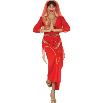 Afbeelding van Fiestas Guirca Kostuum Indian women maat M (38 40)