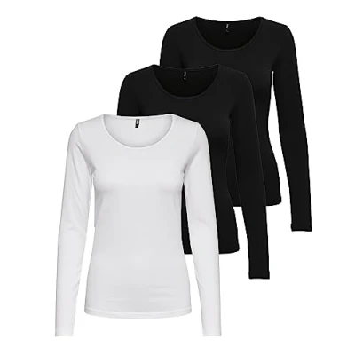 Afbeelding van Only Onllive Love Life L/S Oneck Top Noos JRS Dames T shirt