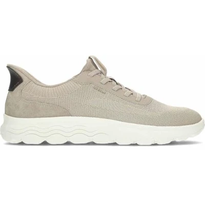 Afbeelding van Geox Spherica PLUS Sneakers laag, Heren, Maat: 45, Sand Textiel/ synthetisch
