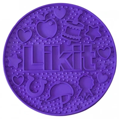 Afbeelding van Likit Slikmat Graze Maze Lick Mat Niveau 1 Lavendel