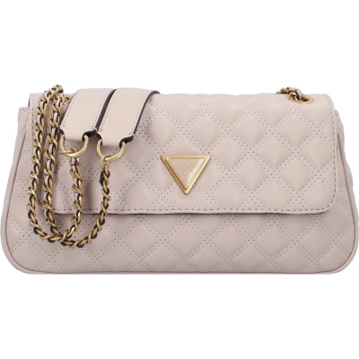 Afbeelding van Guess Giully Handtas, Dames, Maat: One Size, Light beige