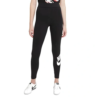 Afbeelding van Nike Sportswear W NSW Essntl Lggng Futura HW Legging, Dames, Maat: XS, Black/white